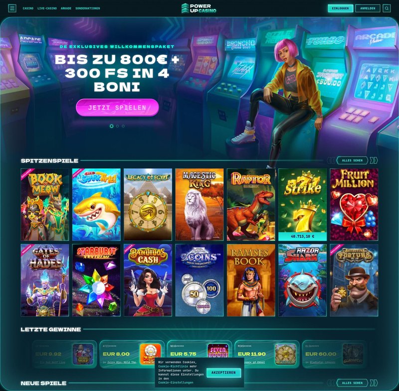 Powerup casino online, powerup casino login